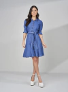 vestido evase jeans titanium jeans