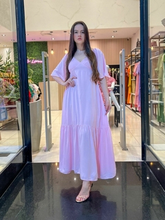 VESTIDO MAX MIDI VISCOLINHO LUANA - comprar online