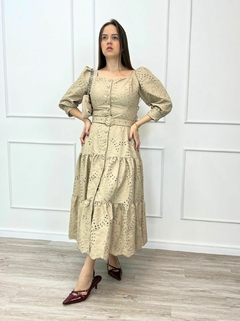 VESTIDO MIDI COURO DÉBORA -  Natália Lourenço | Moda Feminina e Acessórios
