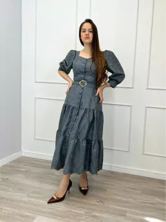 VESTIDO MIDI COURO DÉBORA na internet