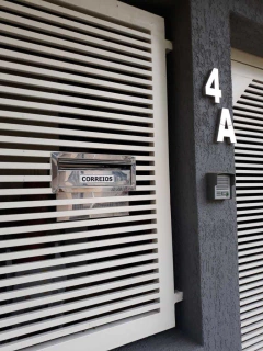 CAIXA DE CORREIO INOX MODELO L PARA GRADE HORIZONTAL - comprar online