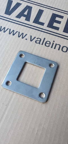 Flange Inox 304 para tubo Quadrado 40x40