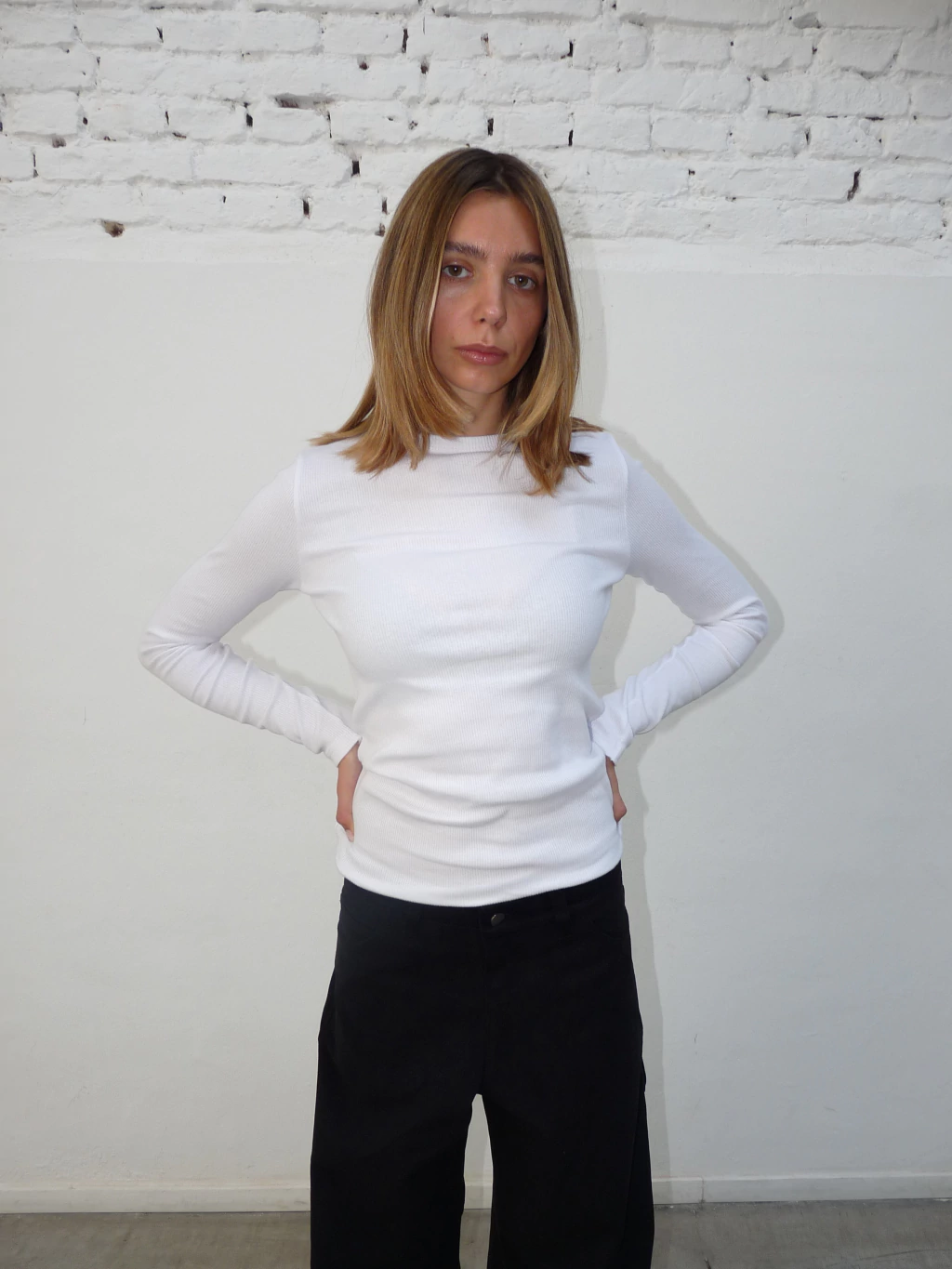 CAMISETA MORLEY LONG -BLANCA