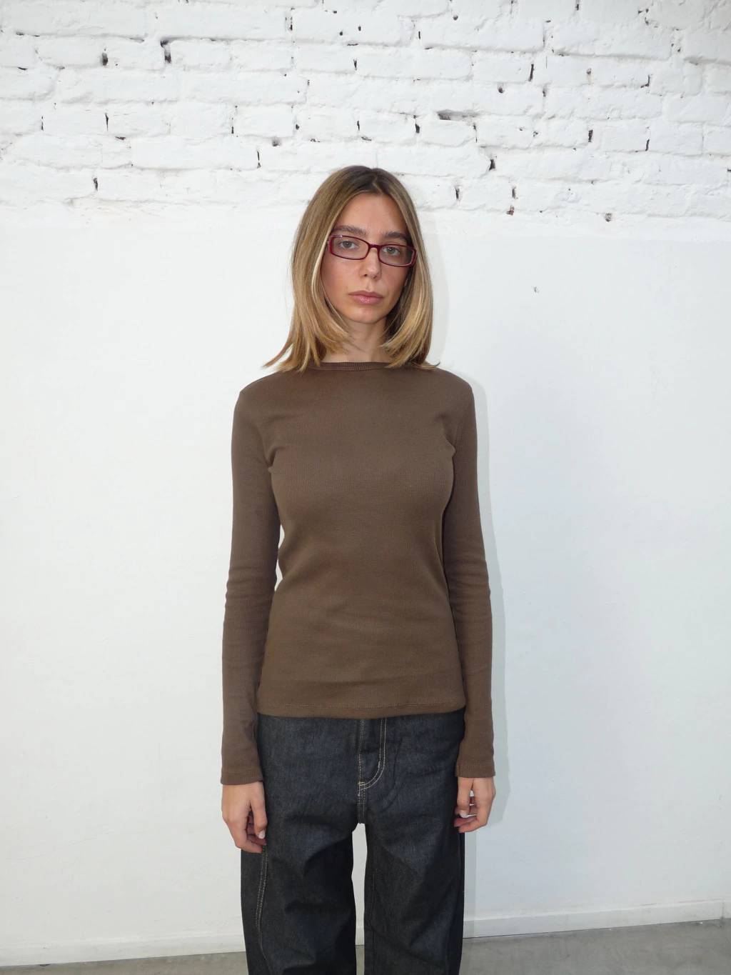 CAMISETA MORLEY LONG -LATTE