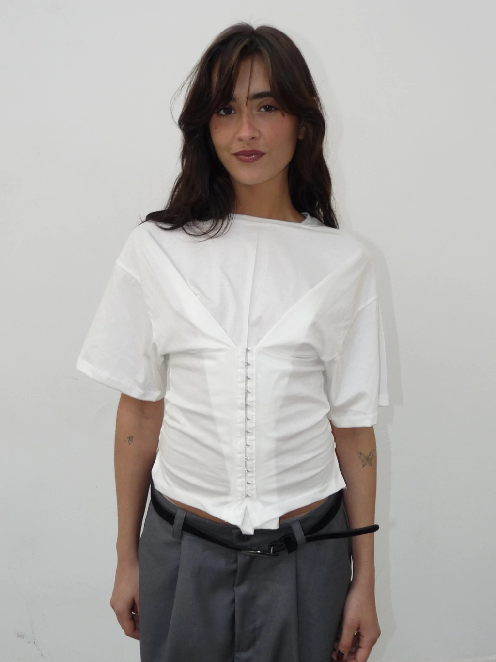 FRAME OVER TEE- BLANCA