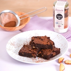 Brownie Caboclinho 100% cacau (Rende 4 fatias)