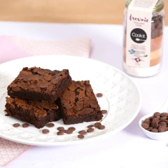Brownie Chocolate Fudge (Rende 4 fatias)