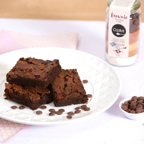 Brownie Chocolate Fudge (Rende 4 fatias)