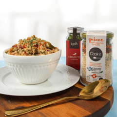 Quinoa com Legumes da Horta (Rende 4 Porções)