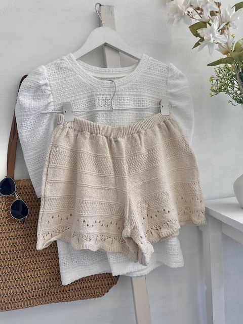 Short Tejido Crochet - comprar online