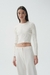 SWEATER CROP COGNAC - tienda online