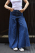 JEAN WIDE LEG MULAN AZUL - tienda online