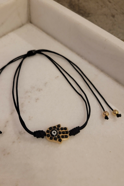 PULSERA MANO BRILLOS - comprar online