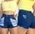 SHORT JEANS DETONADO REF 036 - comprar online