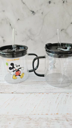 Taza Vidrio Mickey Mouse - tienda online
