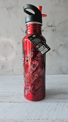 Botella Aluminio Avengers Oficial - FannMugg