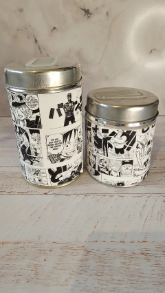 Latas Yerbera + Azucarera One Piece en internet