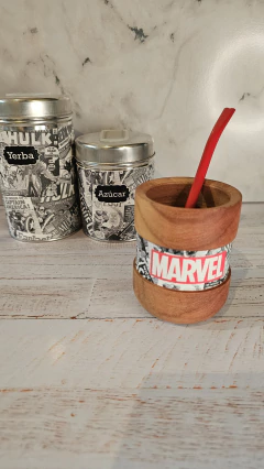 Latas Yerbera + Azucarera Marvel - FannMugg
