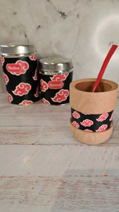 Latas Yerbera + Azucarera Naruto en internet