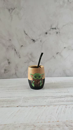 Imagen de Mate Madera Yoda