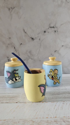 Combo Madera Tom y Jerry - FannMugg