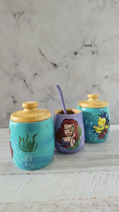 Combo Madera Ariel- La Sirenita