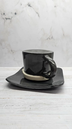 Taza y plato sombrero Sabo - One Piece - tienda online