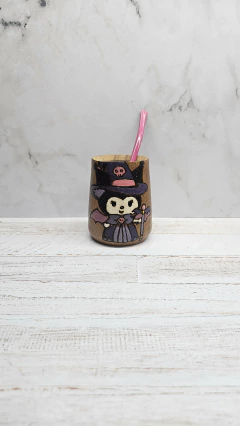 Imagen de Mate Madera Kuromi