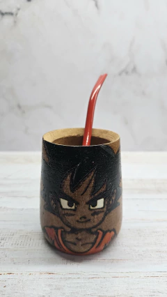 Mate Madera Goku Fase 1 - comprar online