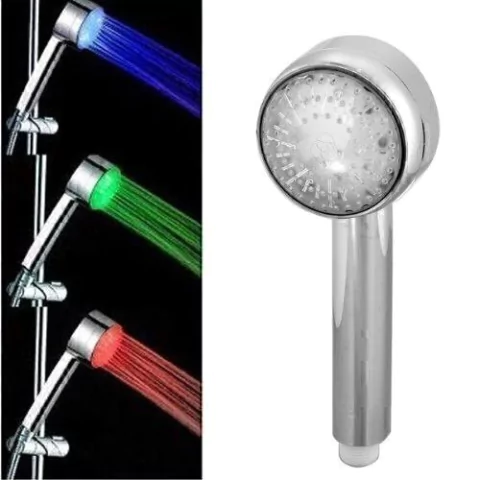 Duchador iluminado LED de 3 colores