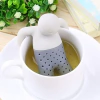Infusor De Te Silicona Filtro Colador Hombrecito
