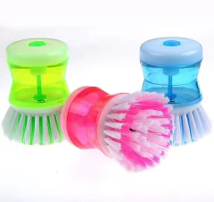 Cepillo dispensador de detergente, recargable.