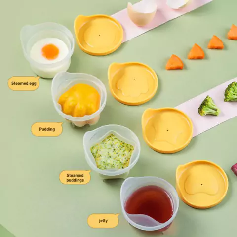 set 4 moldes para huevo y postres