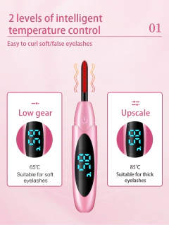 rizador de pestañas eléctrico