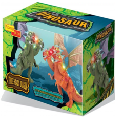 dino con luz 3 cabezas - comprar online
