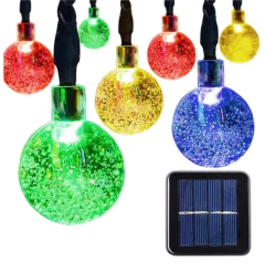 guirnalda de luces solares bolitas o gotas ELEGIR MODELO - comprar online