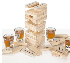 Juego chupitos jenga drunken tower