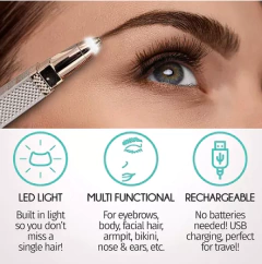 Imagen de depilador facial 2 en 1 recargable usb blawless
