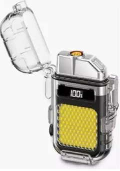 linterna encendedor recargable usb