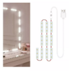 set x10 tiras led usb para espejo