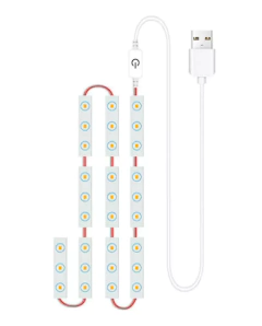 set x10 tiras led usb para espejo en internet