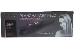 plancha de pelo 25w oryx con batería recargable usb - comprar online