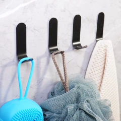 Ganchos metálicos autoadhesivos x10