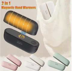 calentador de manos doble recargable usb - comprar online