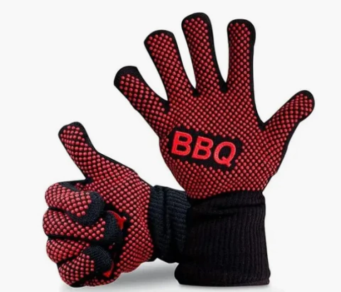 guantes con silicona BBQ