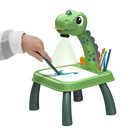 pyoyector dino para dibujar a pilas