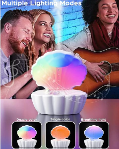 humidificador anti gravedad ostra con parlante bt - tienda online