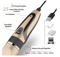 corta pelo recargable usb modelo TM-T6 - tienda online
