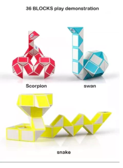 cubo mágico snake 24 y 36 piezas a elección