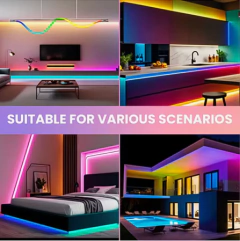 soga de neon 5m rgb smart - tienda online